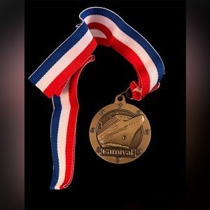 New Carnival Cruise medal award